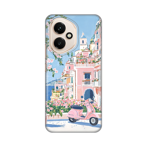 PRINT silikonska futrola - Huawei Honor 400 Pink Italy.