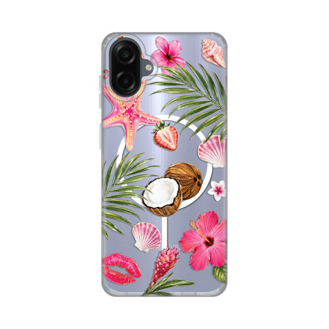Zastitna futrola print Magsafe - Samsung A075F Galaxy A07 Coconut Paradise.