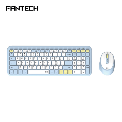 Combo mis tastatura wireless Fantech WK-901 GO plavi.
