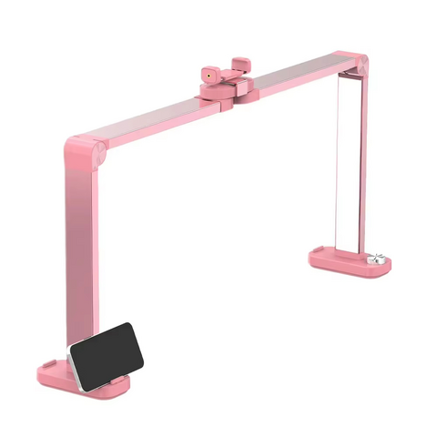 Stona LED lampa F-800E roze.
