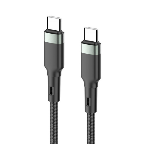 Data kabl KONFULON DC94, 60W, Type C na Type C crni 1m.