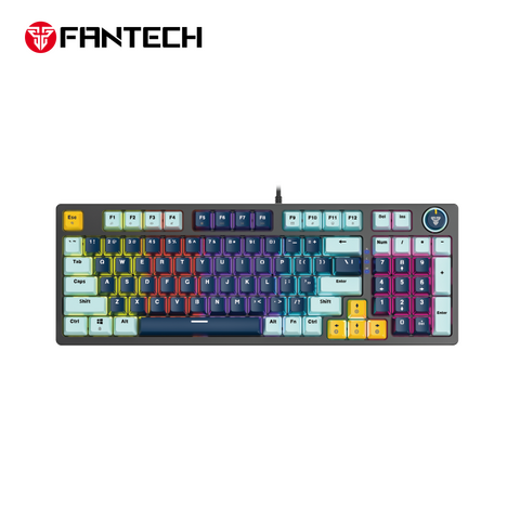 Tastatura Mehanicka Gaming Fantech MK890V2 RGB Atom MK96 Navy (Rosie switch).