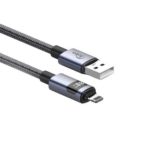 Data kabl KONFULON DL93, LCD ekran (displej) Display, USB na iPhone lightning 1m.