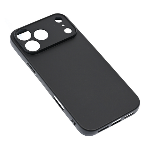 Zastitna silikonska futrola Skin - iPhone 17 Pro Max/18 Pro Max 6.9 mat crna.