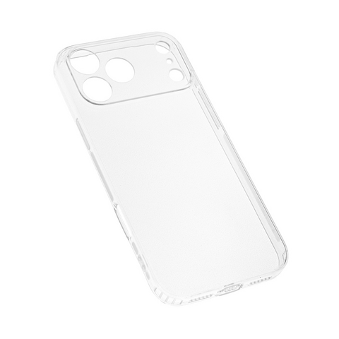 Zastitna silikonska futrola Ultra Thin with pluggy - iPhone 17 Pro/18 Pro 6.3 Transparent.