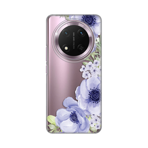 PRINT silikonska futrola skin (ultra tanka) - Huawei Honor Magic 7 lite Blue Roses.