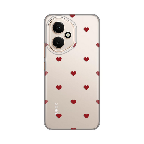 PRINT silikonska futrola - Huawei Honor 400 Red Hearts.