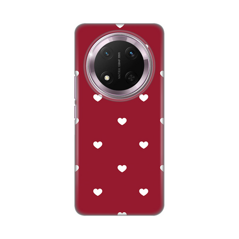 PRINT silikonska futrola skin (ultra tanka) - Huawei Honor Magic 7 lite Burgundy Hearts.