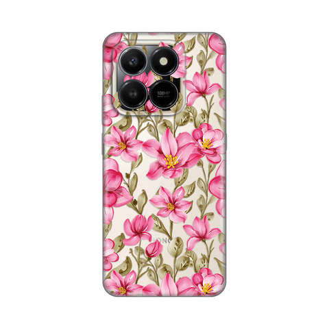 PRINT silikonska futrola - Honor X7d 4G/400 Smart 5G Magnolia.