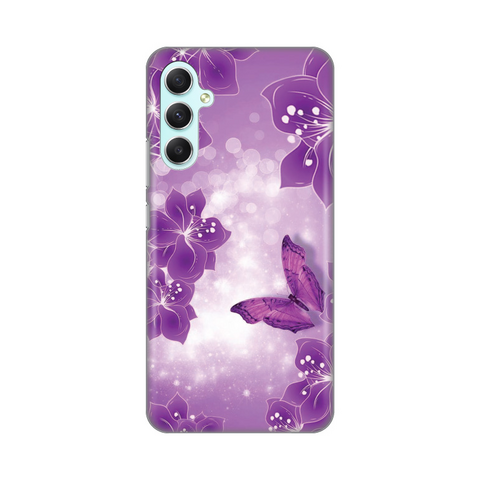 PRINT silikonska futrola - Samsung A346 Galaxy A34 5G 5G Butterfly And Flowers.