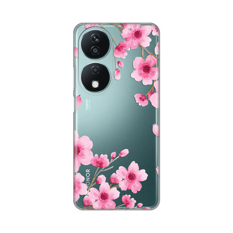 PRINT silikonska futrola skin (ultra tanka) - Huawei Honor X7b Rose Flowers.