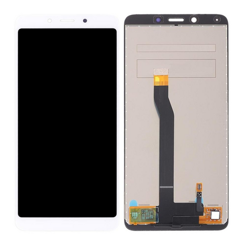 LCD ekran (displej) - Xiaomi Redmi 6/Redmi 6A + touchscreen beli.