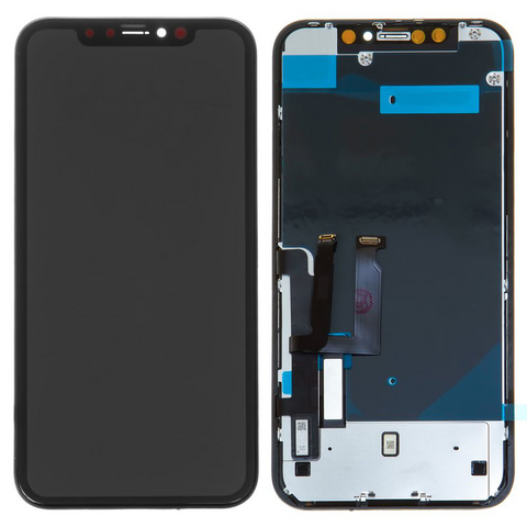 LCD ekran (displej) - Iphone XR + touchscreen crni LTPS-TFT LCD TDDI-Incell (JK).