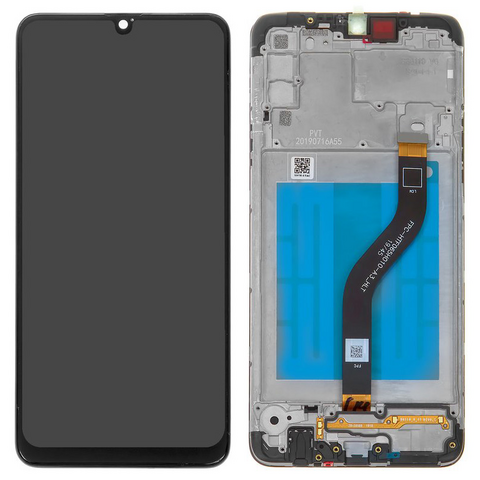 LCD ekran (displej) - Samsung A207/Galaxy A20S + touchscreen + okvir crni Service Pack ORG/GH81-17774A.