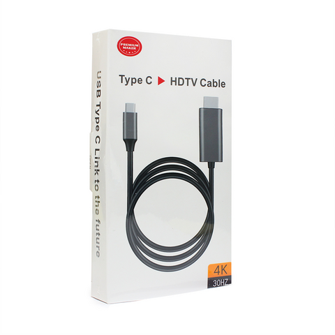 Adapter Type C na HDMI M 4K 30Hz sivi.