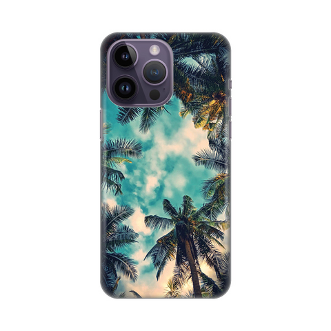 PRINT silikonska futrola skin (ultra tanka) - iPhone 14 Pro Max 6.7 Palm tree.