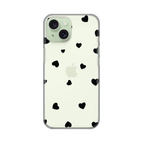 PRINT silikonska futrola skin (ultra tanka) - iPhone 15 Hearts.