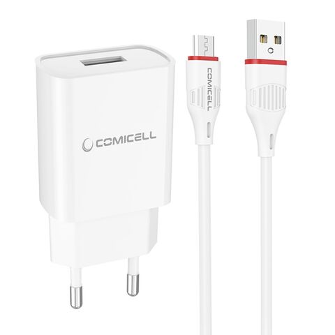 Kucni punjac Comicell Superior CO-DC21 2.1A Micro USB beli (MS).