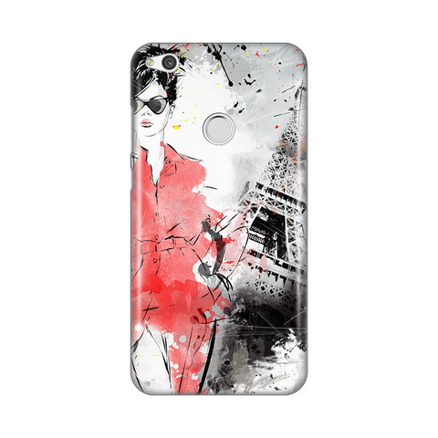 PRINT silikonska futrola skin (ultra tanka) - Huawei Honor 8 Lite/P8 Lite (2017)/P9 Lite (2017) Paris Fashion.