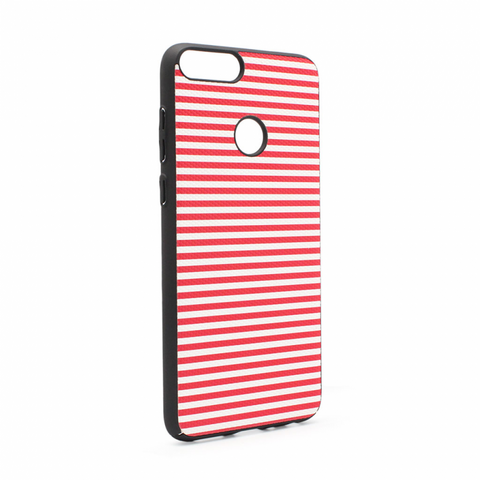 Zastitna futrola Luo Stripes - Huawei P smart/Enjoy 7S crvena.