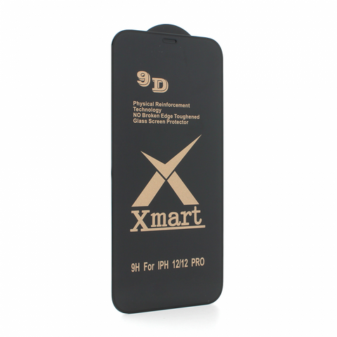 Zastitno staklo Tempered glass (zastitno staklo za ekran) X mart 9D - iPhone 12/12 Pro 6.1.