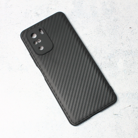 Zastitna futrola Carbon fiber - Xiaomi Poco F3/Mi 11i crna.