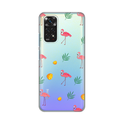 PRINT silikonska futrola skin (ultra tanka) - Xiaomi Redmi Note 11/Redmi Note 11s Flamingos.