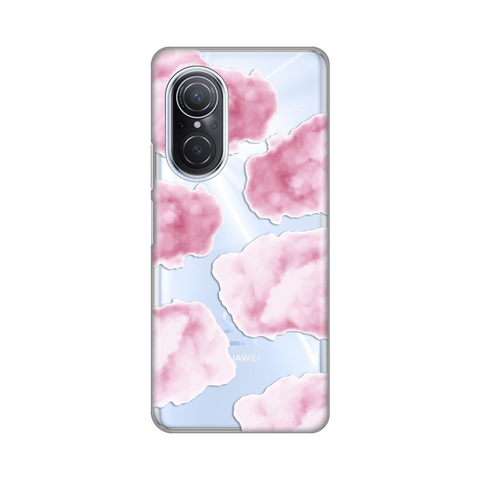 PRINT silikonska futrola skin (ultra tanka) - Huawei Nova 9 SE Pink Clouds.