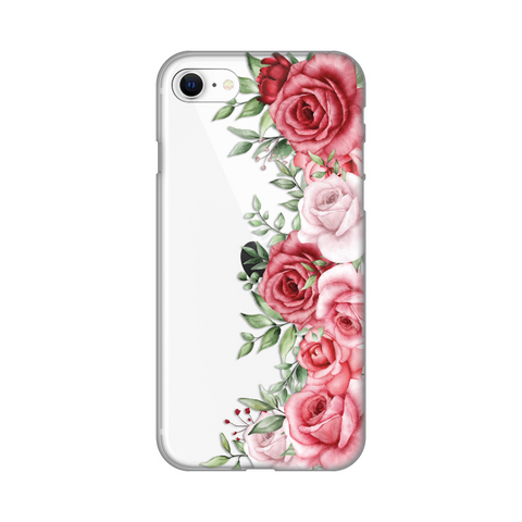 PRINT silikonska futrola skin (ultra tanka) - iPhone 7/8/SE (2020)/SE (2022) Wild Roses.