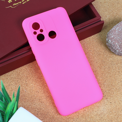 Teracell GIULIETTA silikonska futrola - Xiaomi Redmi 12C mat pink.