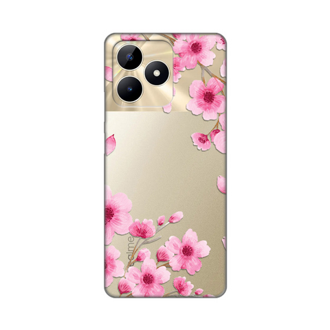 PRINT silikonska futrola skin (ultra tanka) - Realme C53 Rose Flowers.