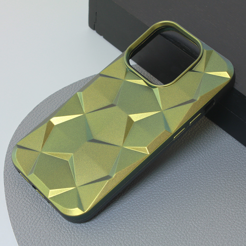 Zastitna futrola Shiny Diamond - iPhone 14 Pro maslinasto zelena.