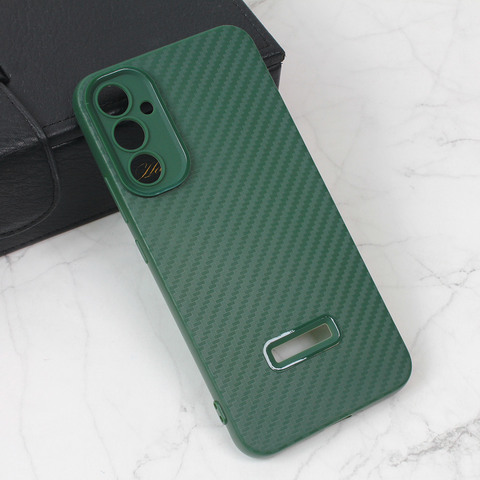 Zastitna futrola Carbon Stripe - Samsung A346 Galaxy A34 5G 5G zelena.