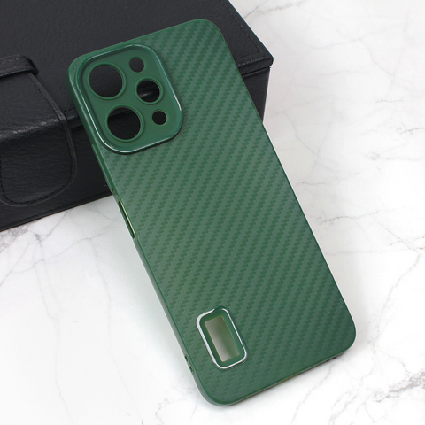 Zastitna futrola Carbon Stripe - Xiaomi Redmi 12 zelena.