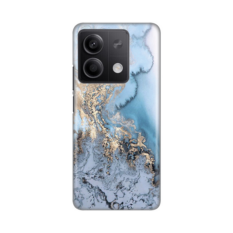 PRINT silikonska futrola - Xiaomi Redmi Note 13 4G Blue Gold Marble.