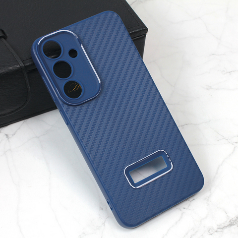 Zastitna futrola Carbon Stripe - Samsung S926B Galaxy S24 Plus plava.