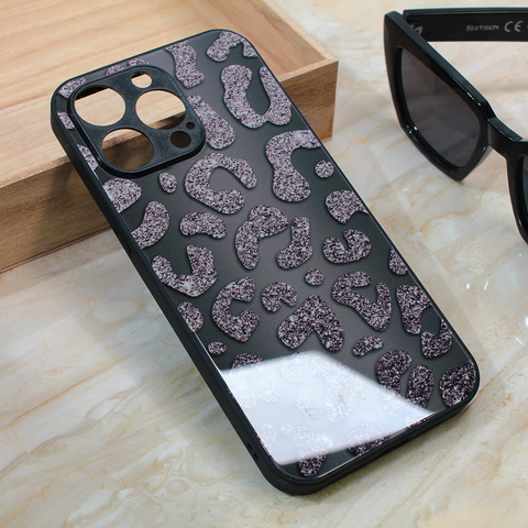 Zastitna futrola Shiny glass - iPhone 13 Pro Max 6.7 crna.