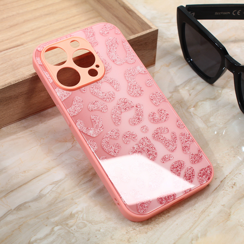 Zastitna futrola Shiny glass - iPhone 14 Pro roza.