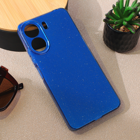 Zastitna futrola Sparkle Dust - Xiaomi Redmi 13C tamno plava.