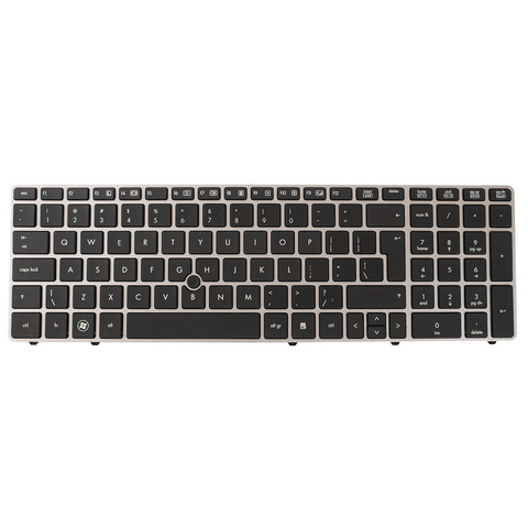 Tastatura - laptop HP 8560p Veliki Enter sivi okvir sa misem.