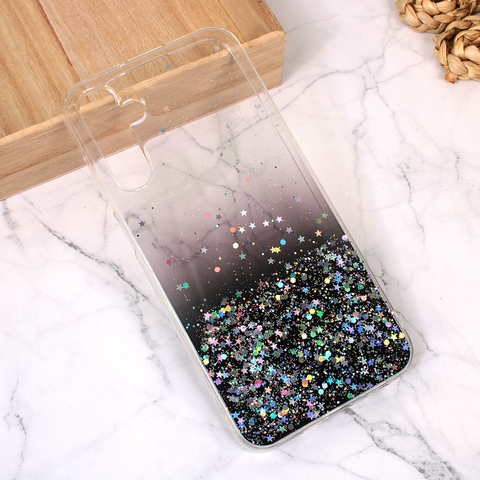Zastitna silikonska futrola Glitter - Samsung A156 Galaxy A15 5G crna.