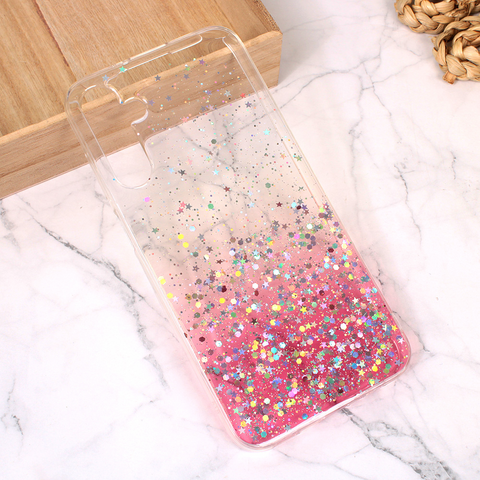 Zastitna silikonska futrola Glitter - Samsung A156 Galaxy A15 5G roze.