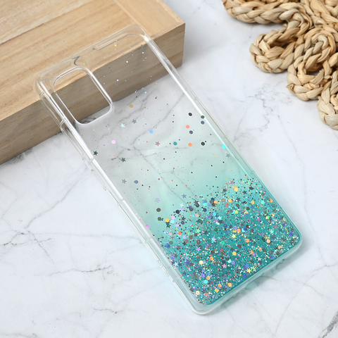 Zastitna silikonska futrola Glitter - Samsung A515F Galaxy A51 mint.