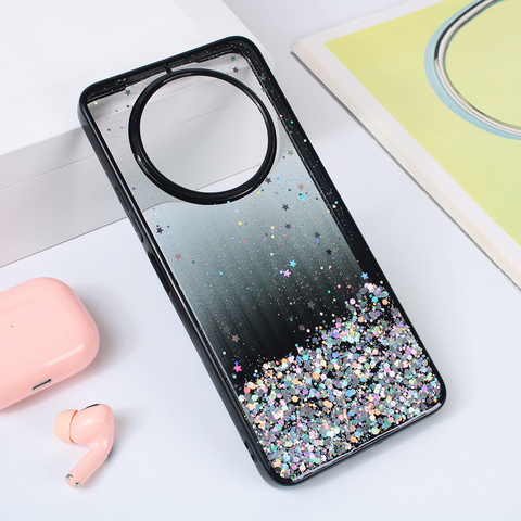 Zastitna futrola okvir Glitter - Xiaomi Redmi A3 crna.