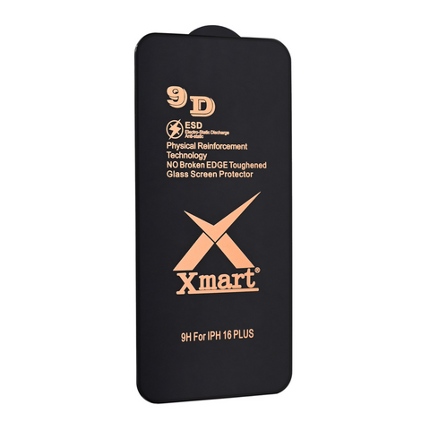 Zastitno Staklo Tempered glass (zastitno staklo za ekran) X mart 9D - iPhone 16 Plus 6.7.