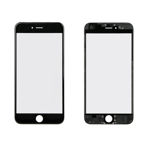 Staklo touchscreen-a + Okvir za Iphone 6G Crno CHO.