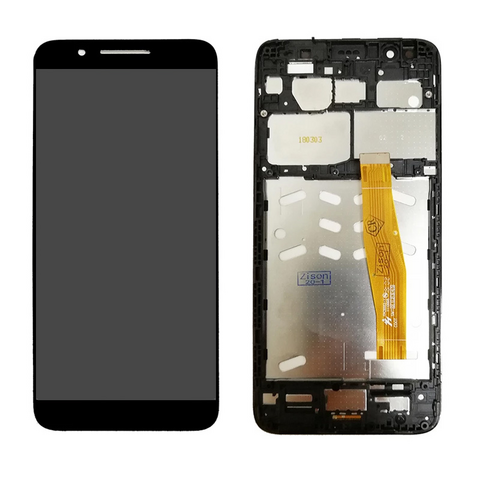 LCD ekran (displej) - Alcatel 3/OT-5052 + touchscreen + okvir crni CHO.