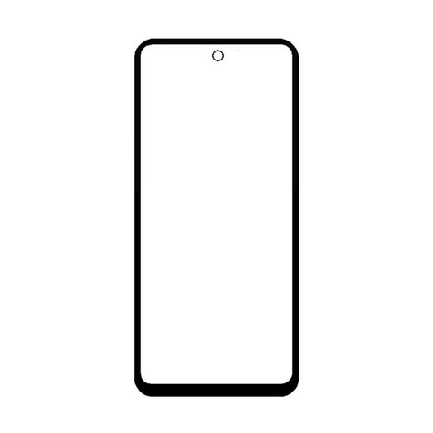 Staklo touchscreen-a + OCA - Xiaomi Redmi Note 9S Crno.