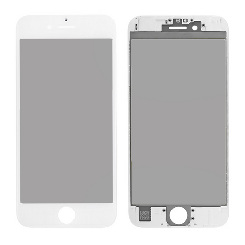 Staklo touchscreen-a+frame+OCA+polarizator - Iphone 6S 4,7 belo OCM.