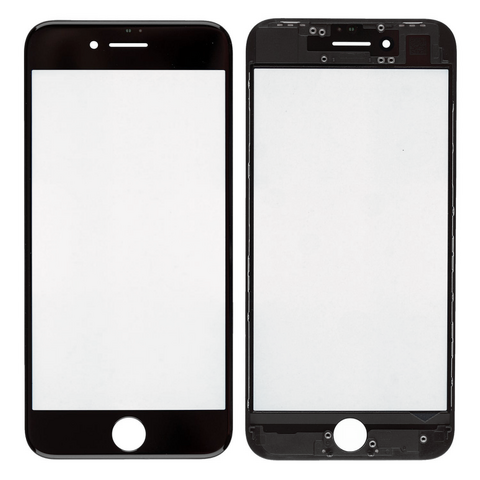 Staklo touchscreen-a+frame - Iphone 7 4,7 crno AAA.